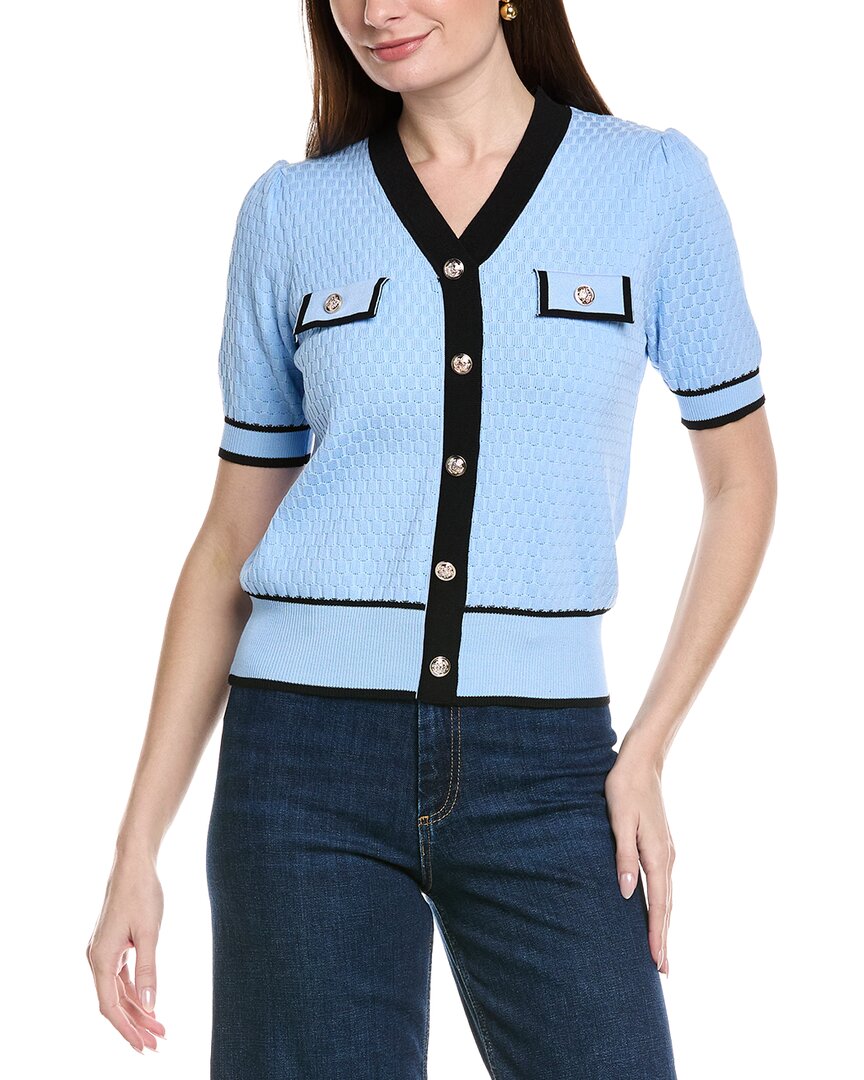 Nanette Nanette Lepore Short Sleeve Cardigan Top