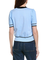 Nanette Nanette Lepore Short Sleeve Cardigan Top