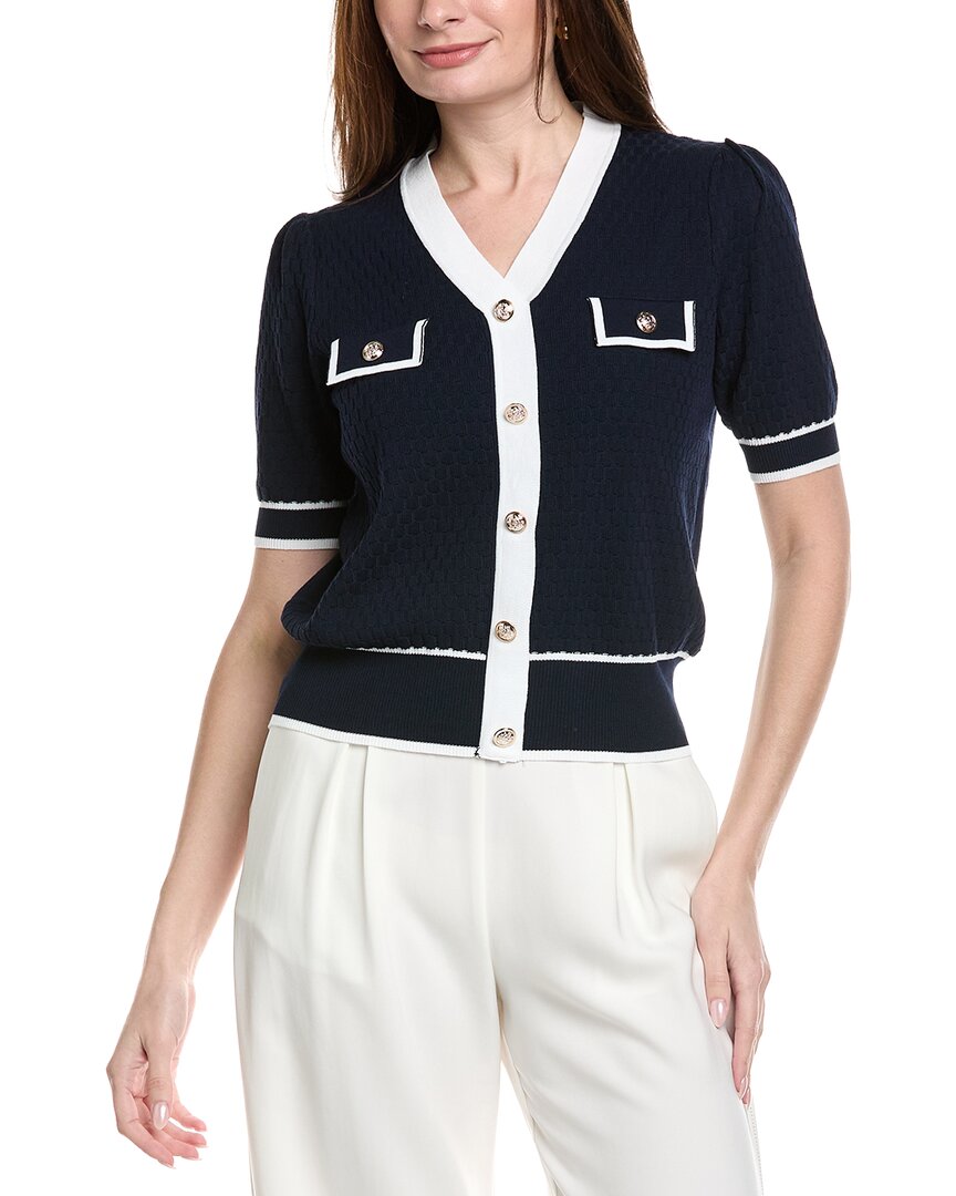 Nanette Nanette Lepore Short Sleeve Cardigan Top