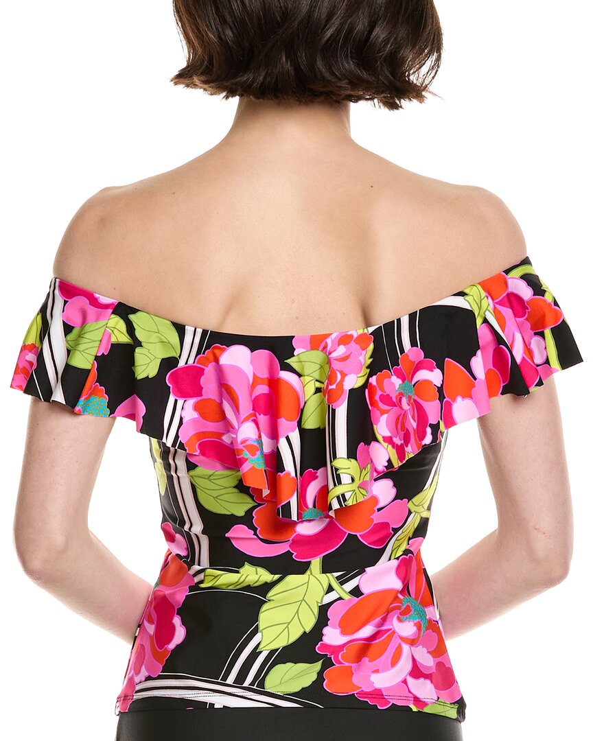 Trina Turk Trina Turk Monaco Ruffle Tankini Top