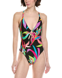 Trina Turk Birds Of Paradise One-Piece