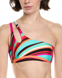 Trina Turk Swoop One-Shoulder Top