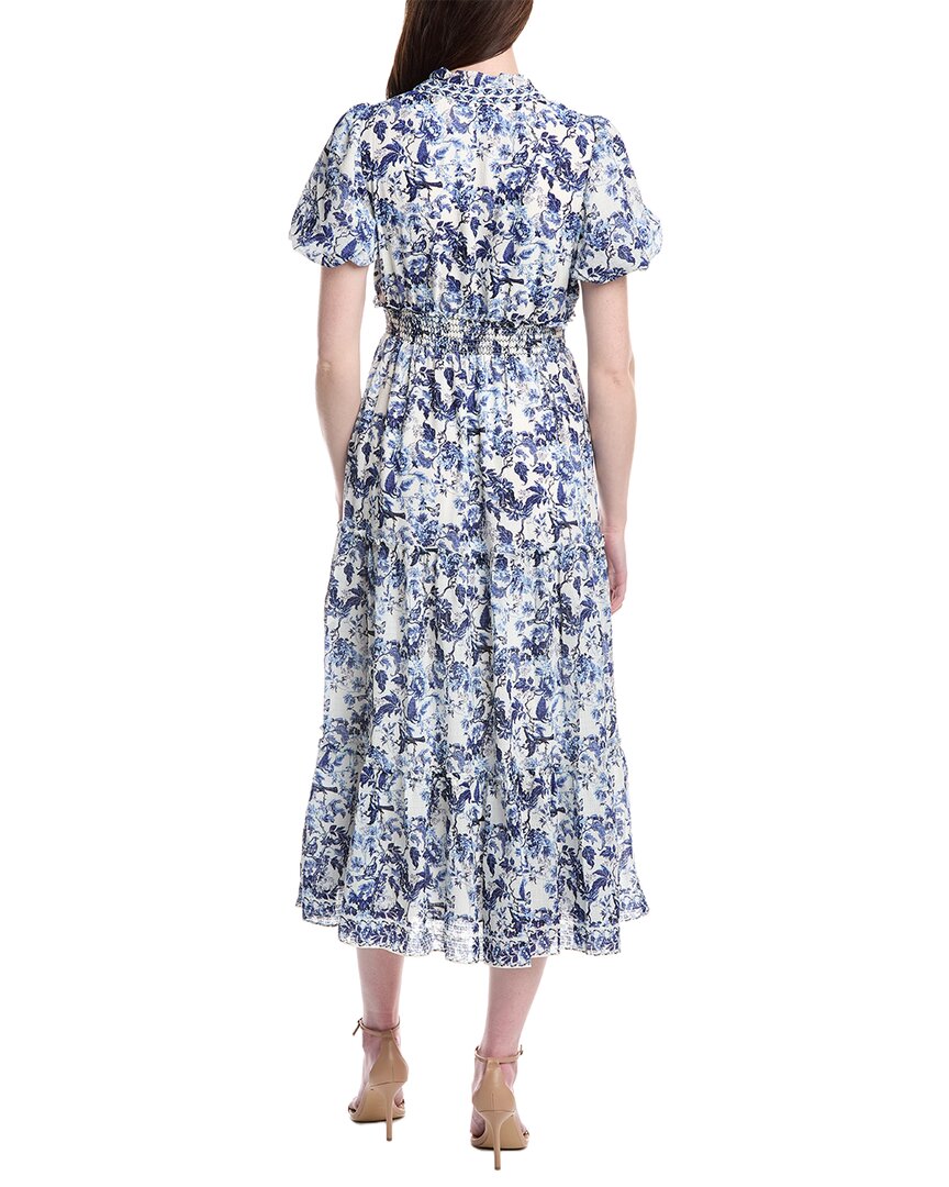 Max Studio V-Neck Tiered Maxi Dress