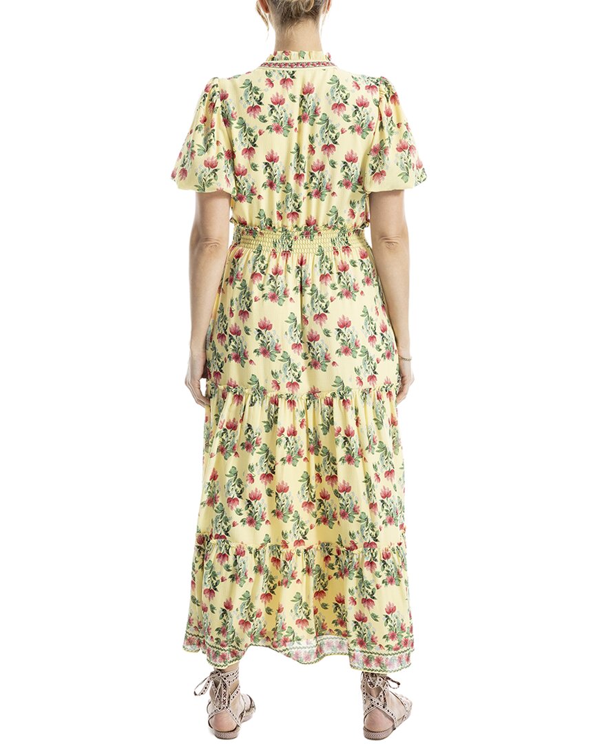 Max Studio V-Neck Tiered Maxi Dress