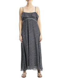 Max Studio Flounce Detail Maxi Dress