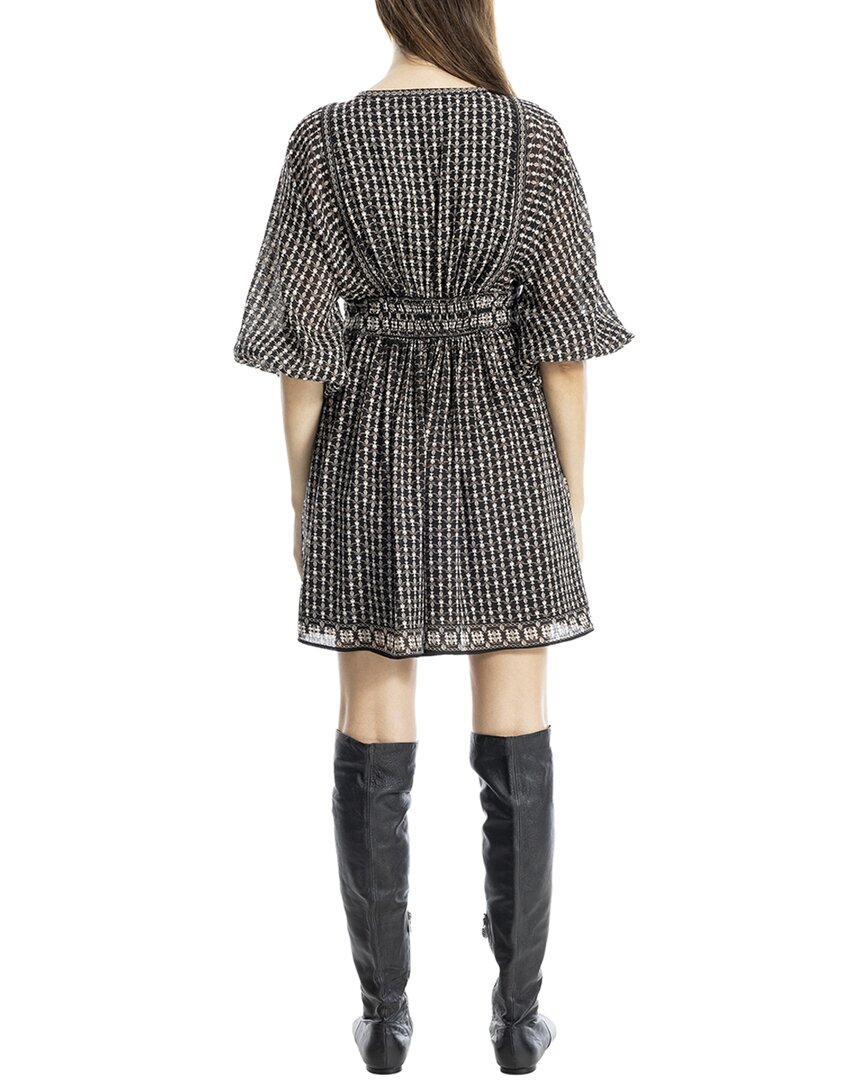 Max Studio Puff Sleeve Mini Dress