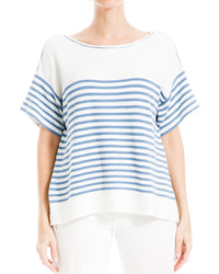 Max Studio Stripe Top