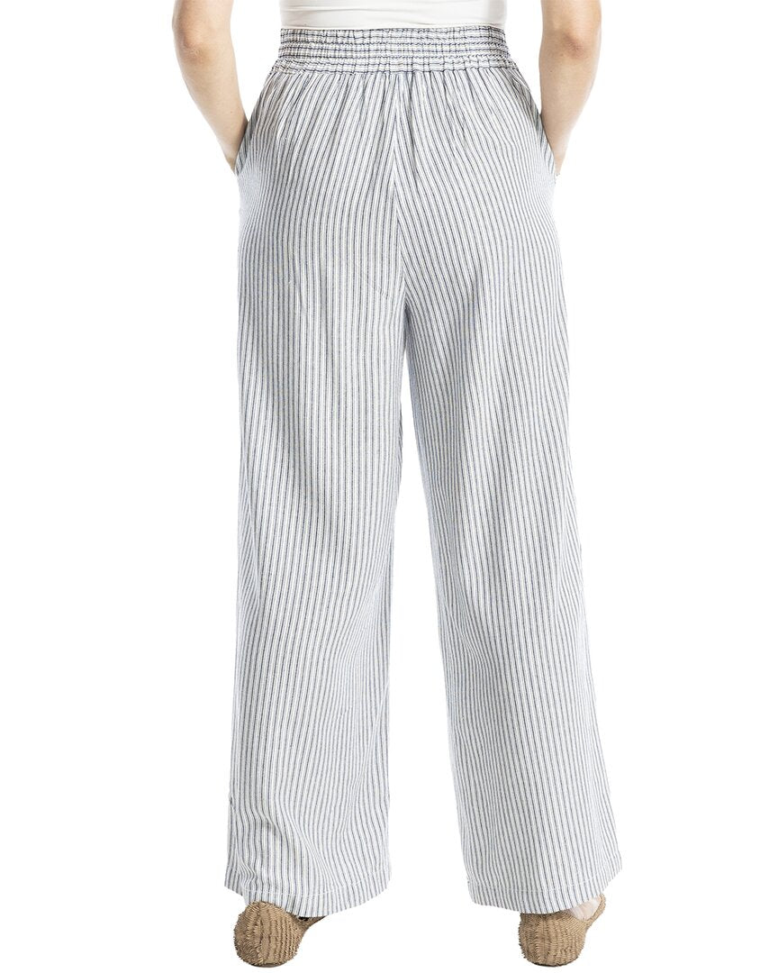 Max Studio Striped Wide Leg Pant