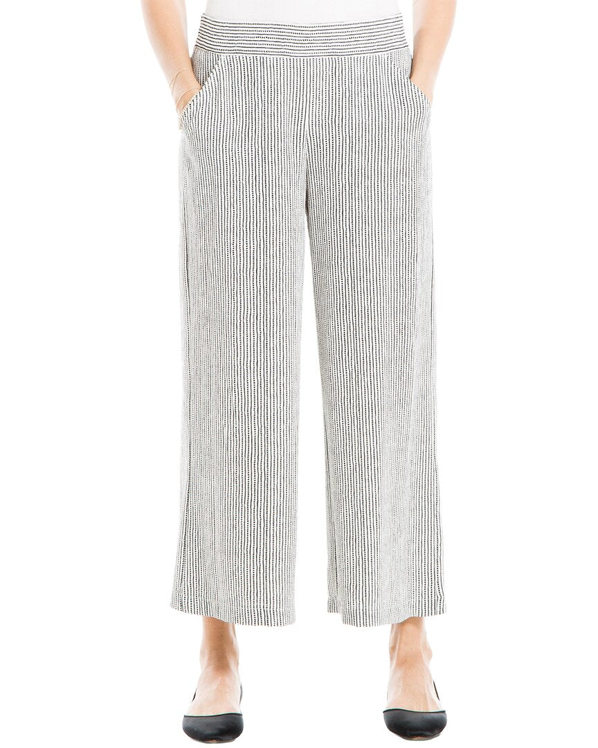 Max Studio Wide Leg Pull-On Crop Pant