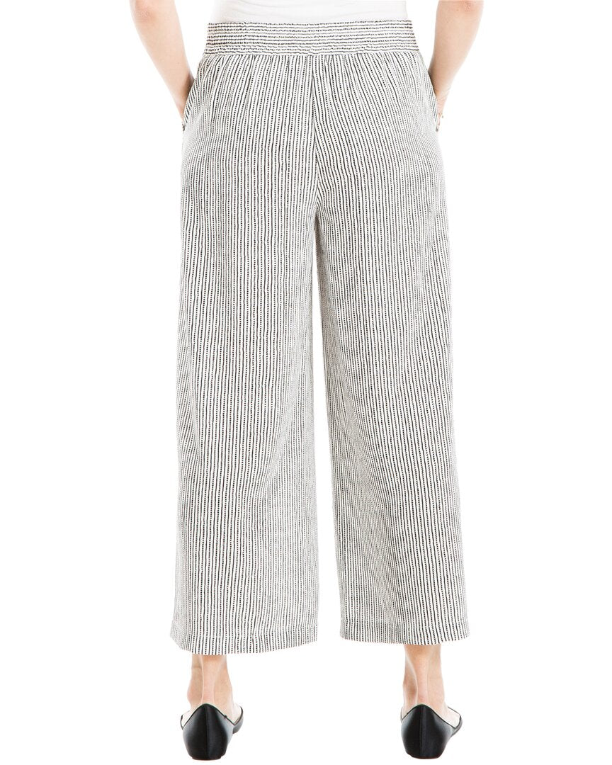 Max Studio Wide Leg Pull-On Crop Pant