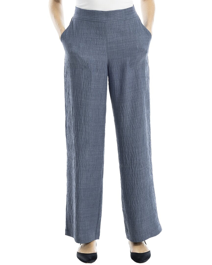Max Studio Textured Woven Wide Leg Pant