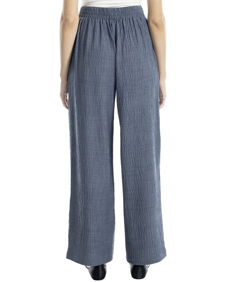 Max Studio Textured Woven Wide Leg Pant