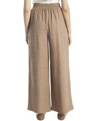 Max Studio Textured Woven Wide Leg Pant