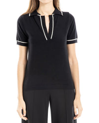 Max Studio V-Neck Polo Sweater