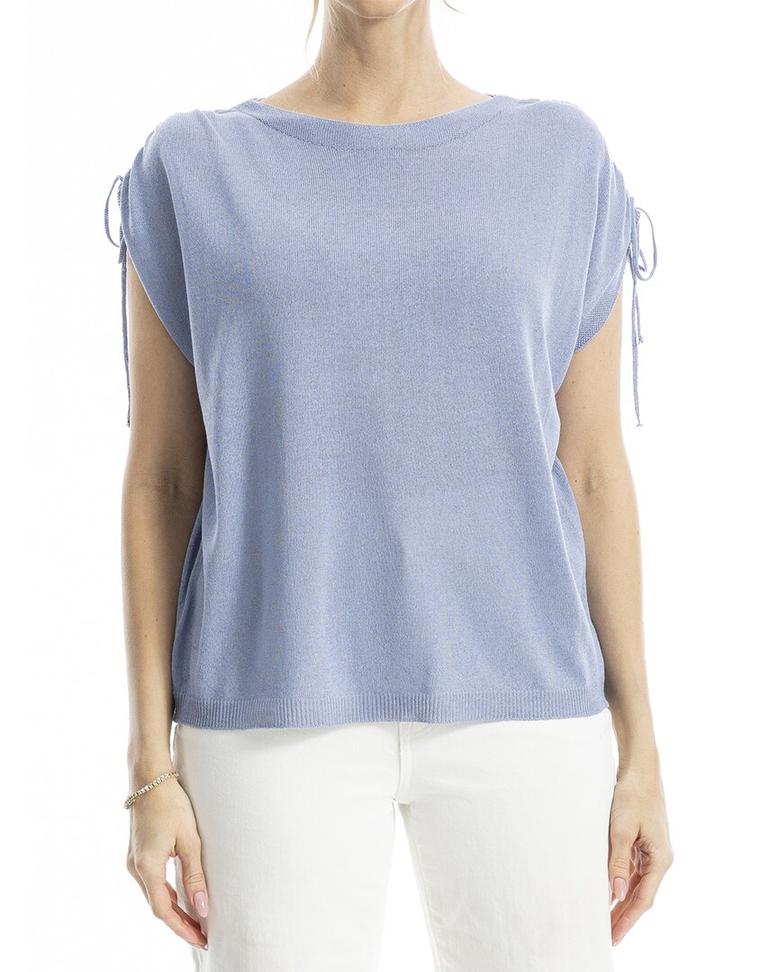 Max Studio Dolman Sleeve Linen-Blend Sweater