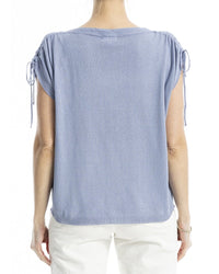 Max Studio Dolman Sleeve Linen-Blend Sweater