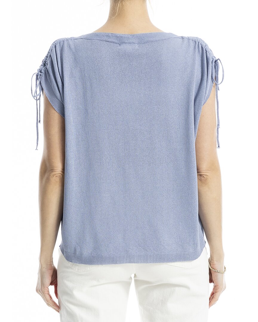 Max Studio Dolman Sleeve Linen-Blend Sweater