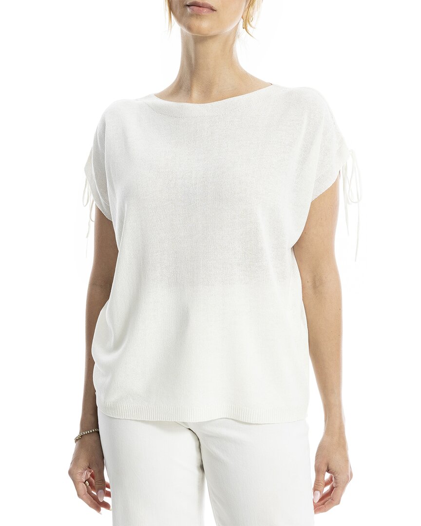 Max Studio Dolman Sleeve Linen-Blend Sweater