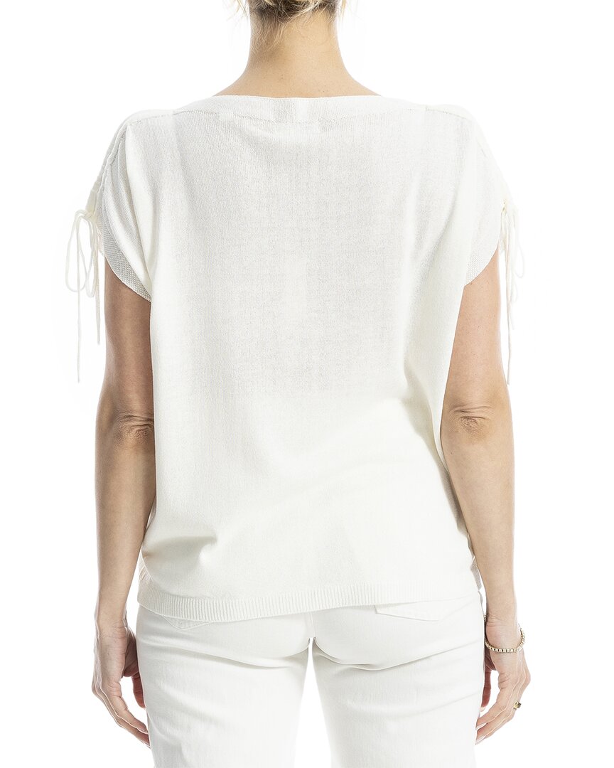 Max Studio Dolman Sleeve Linen-Blend Sweater