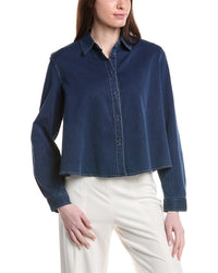 Max Studio Pique Swing Blouse