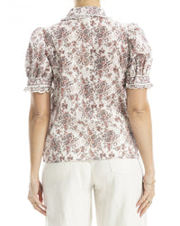 Max Studio Collar Top