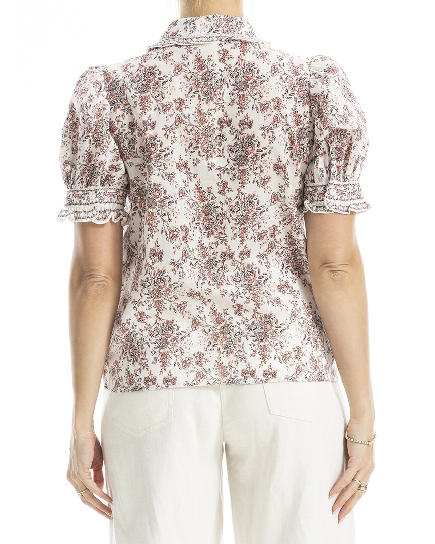 Max Studio Collar Top