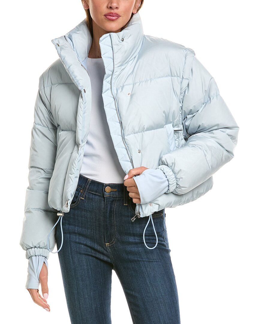 SAM. Sam. Zip-Off Sleeve Cropped Down Puffer Coat