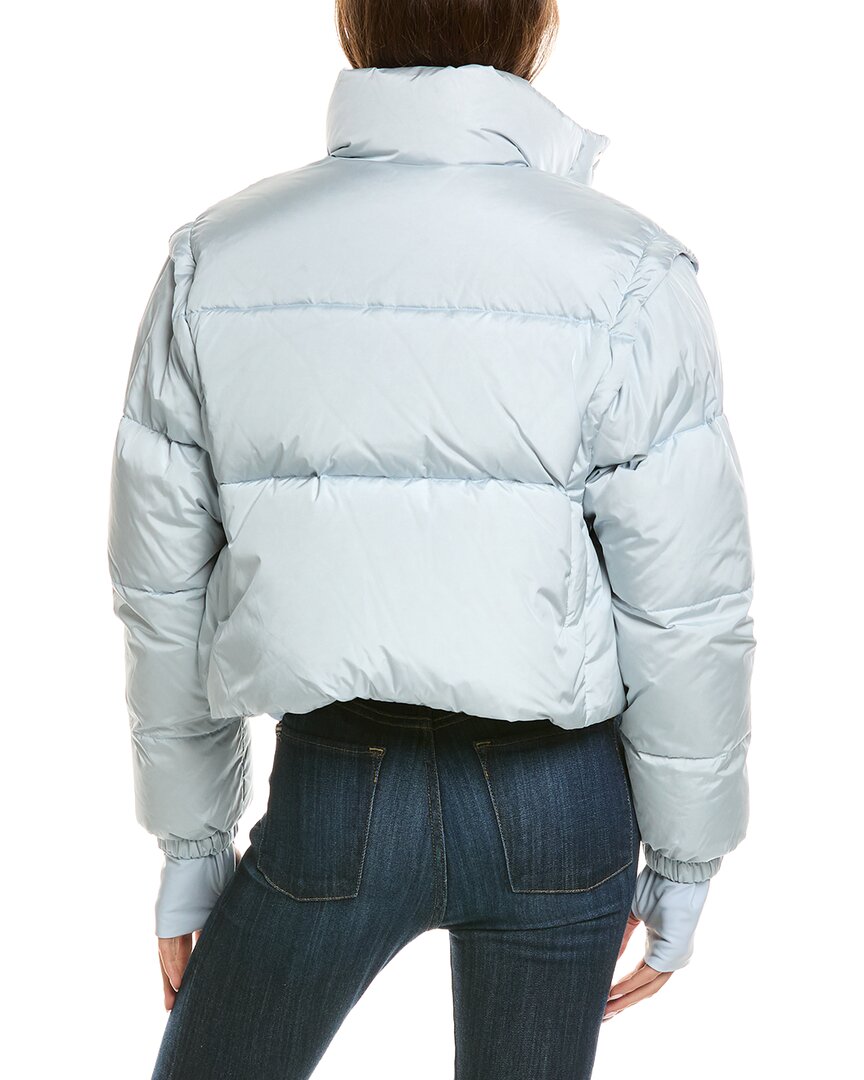 SAM. Sam. Zip-Off Sleeve Cropped Down Puffer Coat