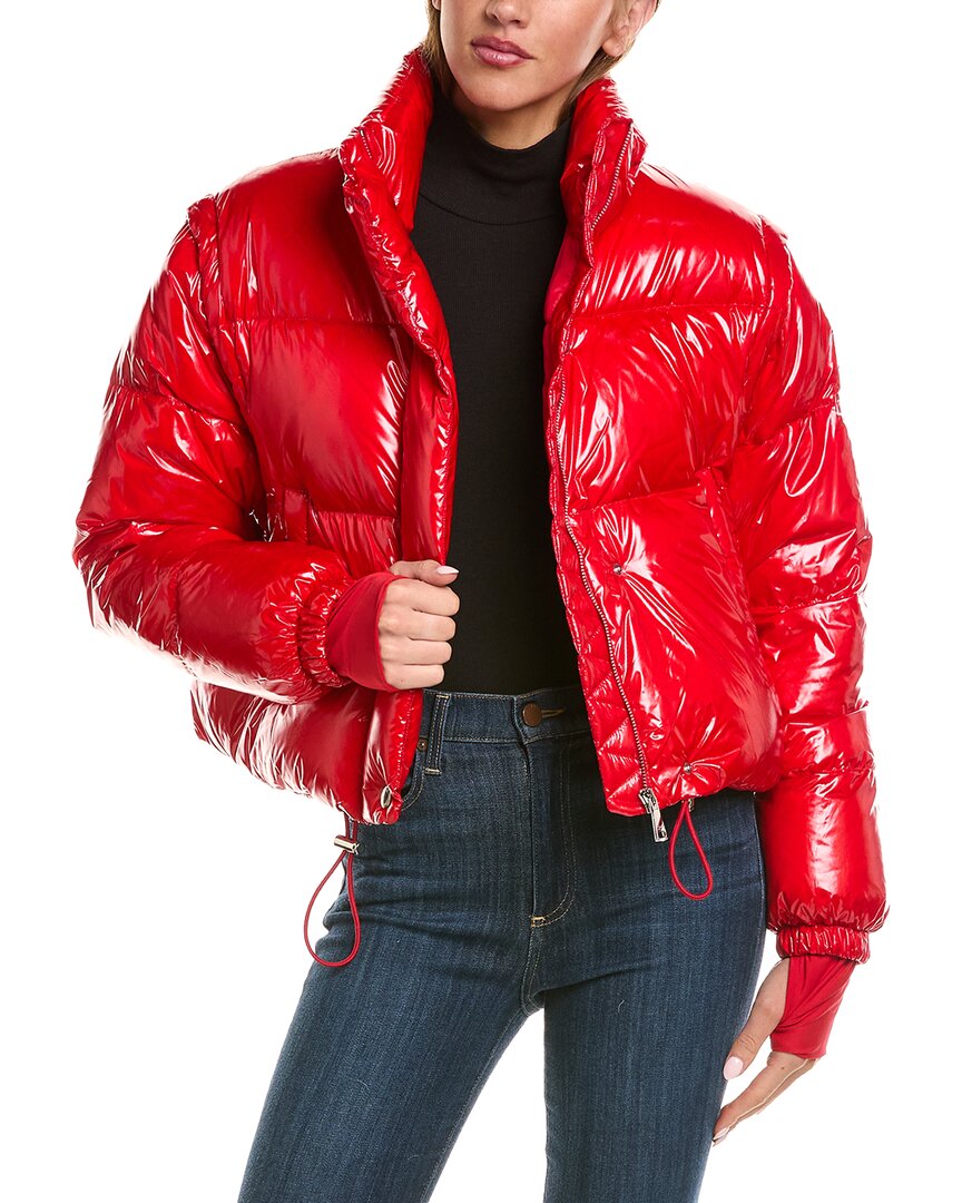 SAM. Sam. Zip-Off Sleeve Cropped Down Puffer Coat
