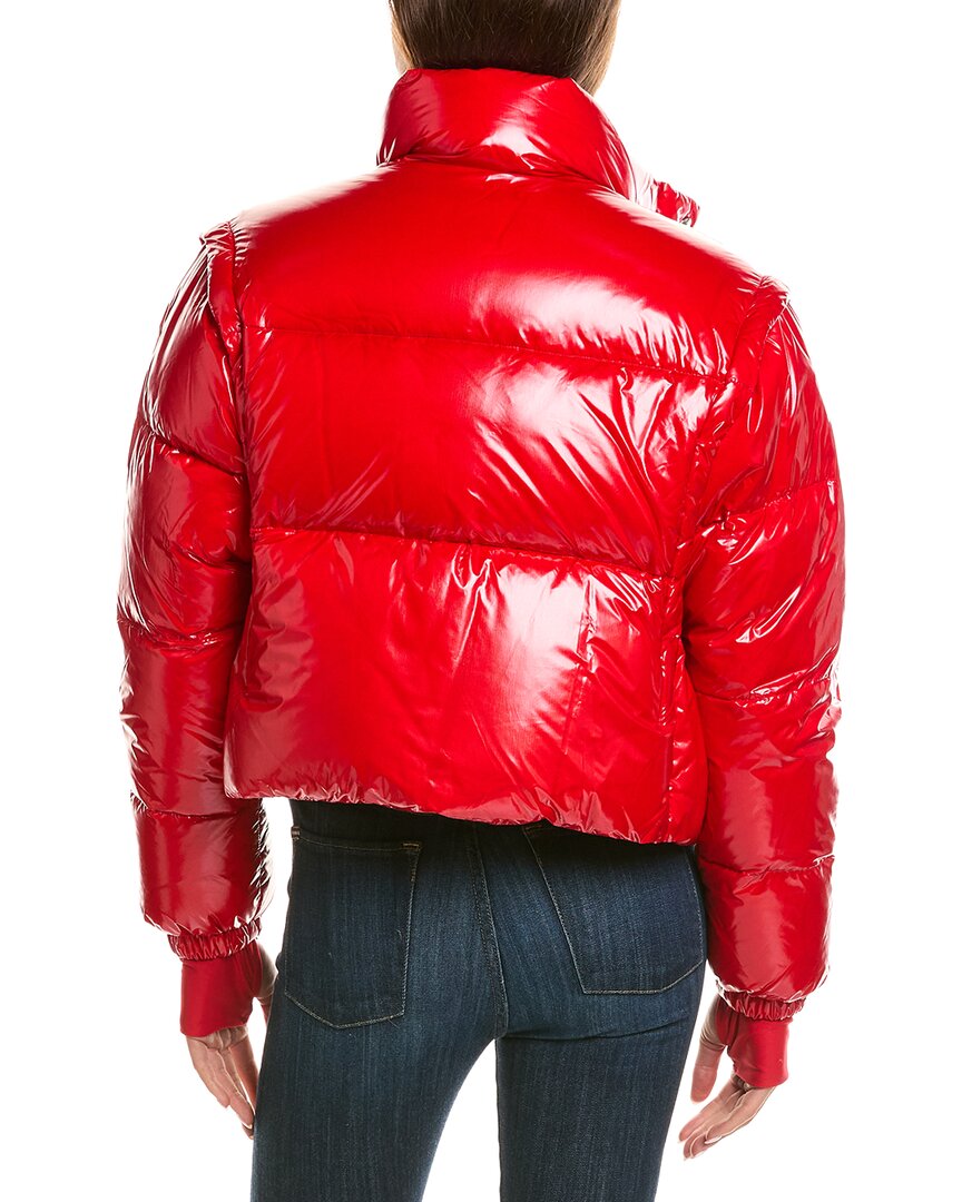SAM. Sam. Zip-Off Sleeve Cropped Down Puffer Coat