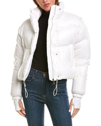 SAM. Sam. Zip-Off Sleeve Cropped Down Puffer Coat