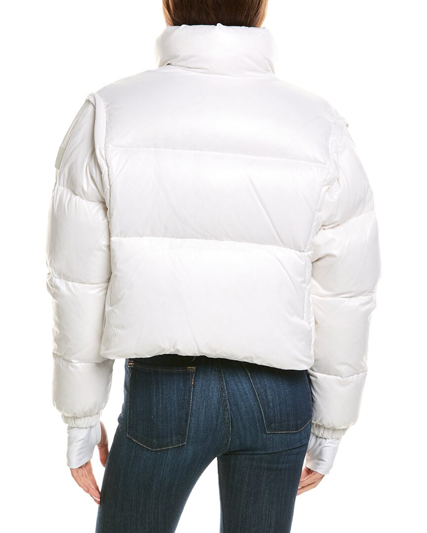 SAM. Sam. Zip-Off Sleeve Cropped Down Puffer Coat