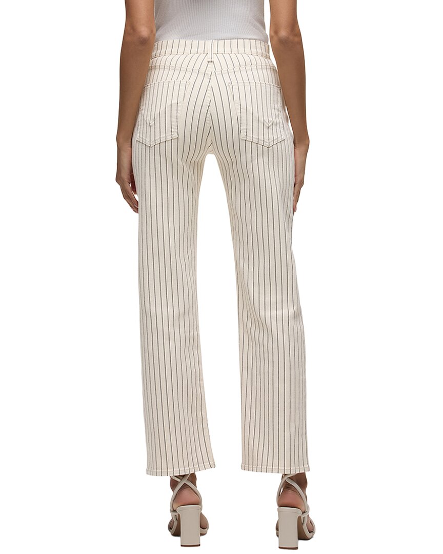 Hudson Jeans Remi Ecru Stripe Jean