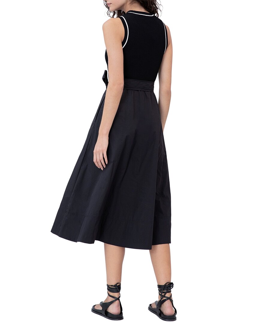 Tanya Taylor Devon Solid Poplin Dress