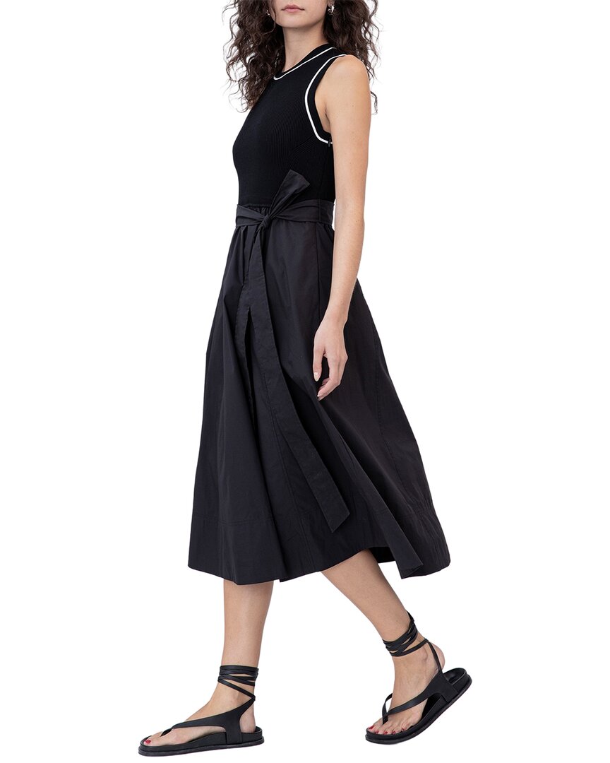 Tanya Taylor Devon Solid Poplin Dress