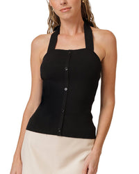 Line & Dot Tanner Halter Sweater Top