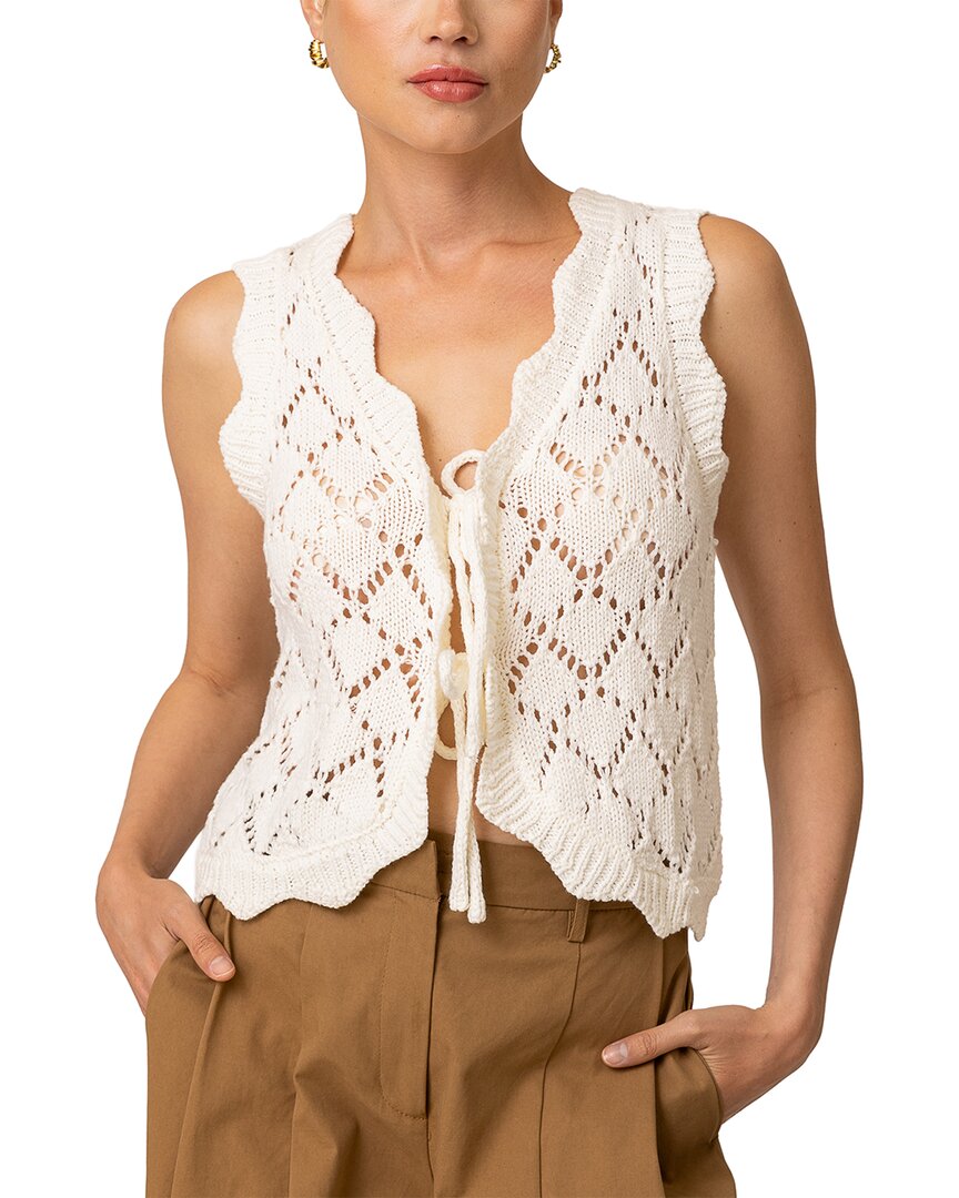 Line & Dot Aleza Tied Sweater Vest