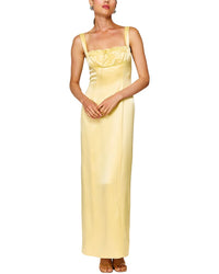 Line & Dot Limone Maxi Dress