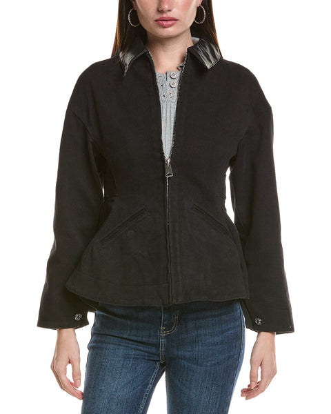 Line & Dot Eton Peplum Jacket – Bluefly