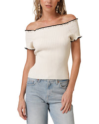 Line & Dot Reonny Off The Shoulder Sweater