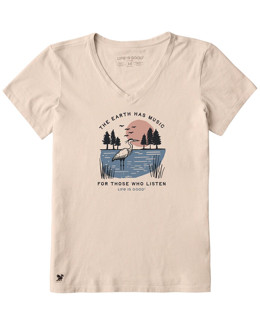 Life is Good® Life Is Good® Crusher V-Neck T-Shirt
