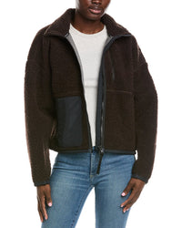Canada Goose Simcoe Zip Up Fleece Wool-Blend Sweater