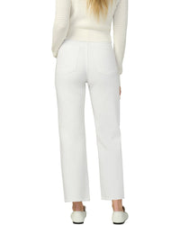 Joe's Jeans The Margot Crop Straight White Jean