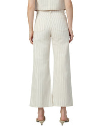 Joe's Jeans The Mia Wide Leg Ankle Natural Stripe Jean