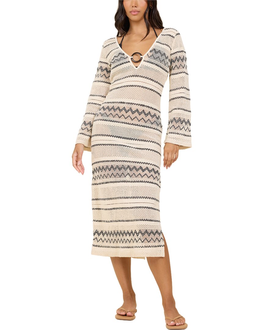 Surf Gypsy Plunge Woven Midi Dress