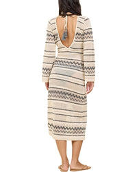 Surf Gypsy Plunge Woven Midi Dress
