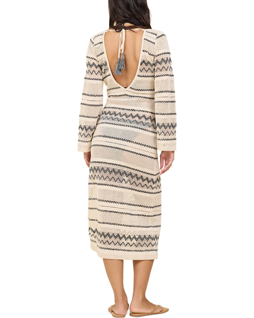 Surf Gypsy Plunge Woven Midi Dress