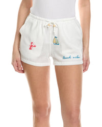 Surf Gypsy Surf Gypsy Embroidered Slub Gauze Short
