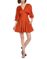 Nicholas Nicholas Nicoline Linen-Blend Mini Dress