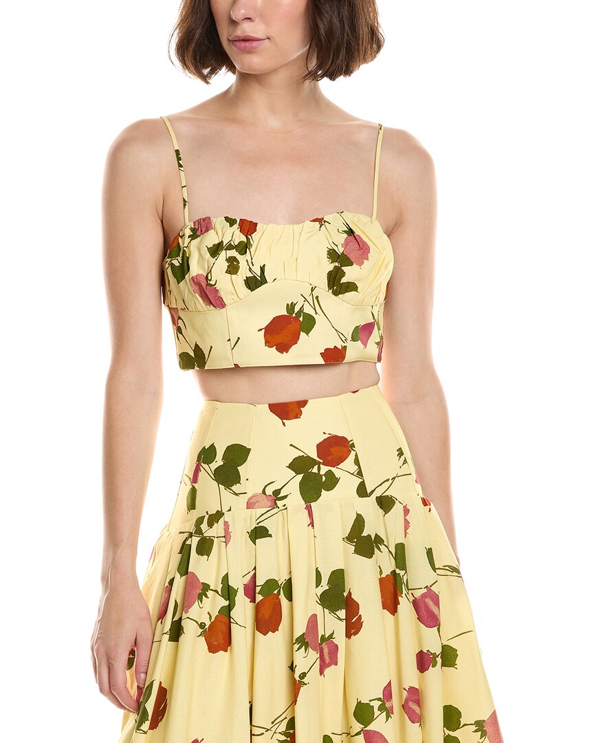 Nicholas Nicholas Yulia Linen-Blend Bralette